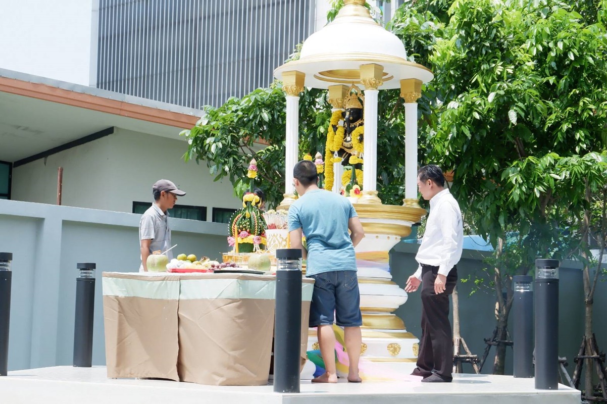 พิธีตั้งศาลพระพิฆเนศที่โครงการ Pattaya Posh